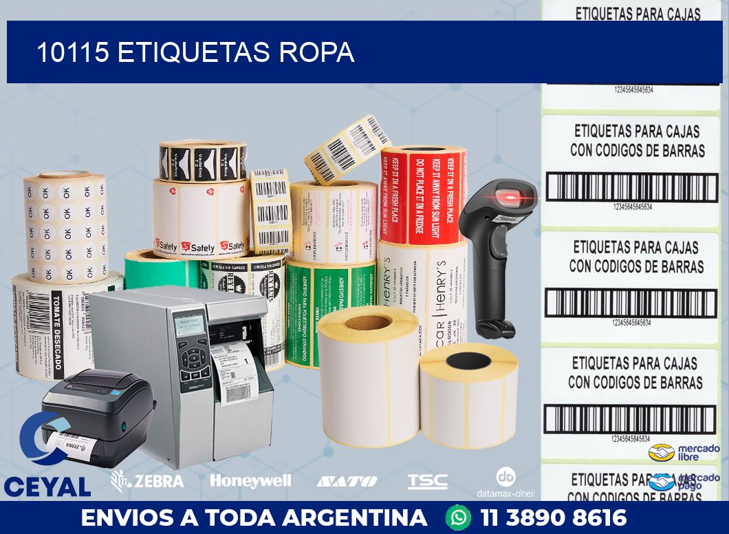 10115 ETIQUETAS ROPA