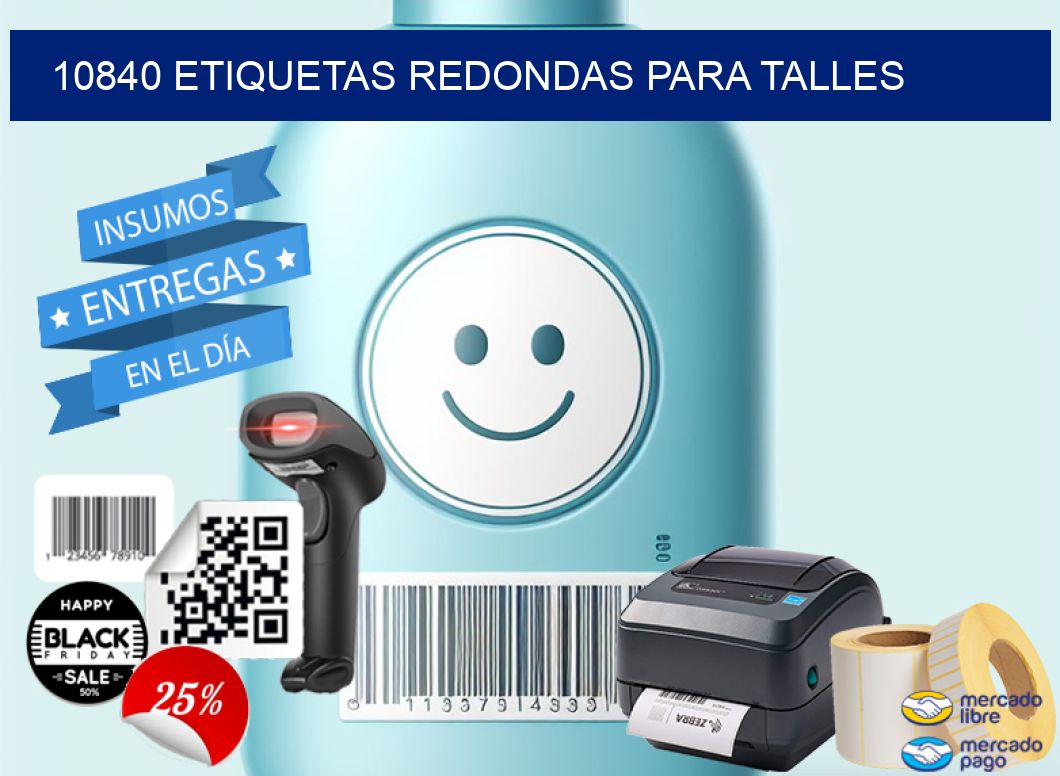 10840 ETIQUETAS REDONDAS PARA TALLES