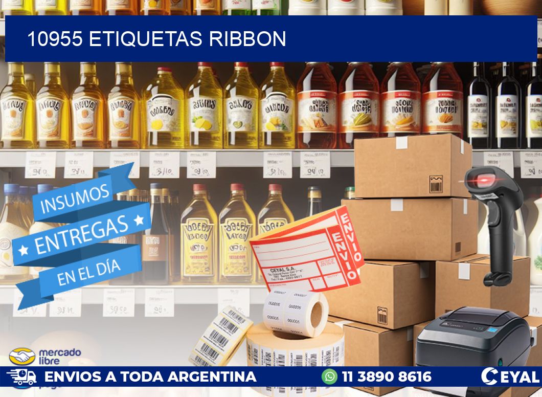 10955 ETIQUETAS RIBBON