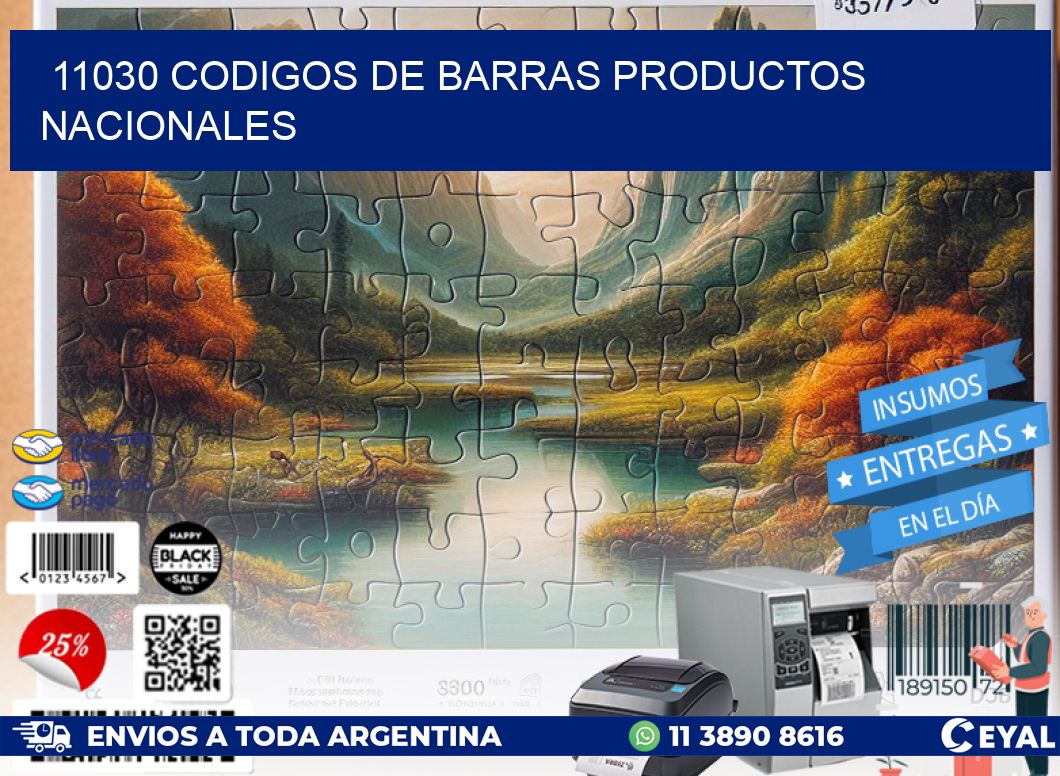 11030 Codigos de barras productos nacionales
