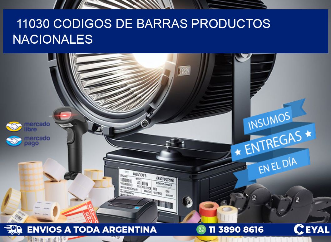 11030 Codigos de barras productos nacionales