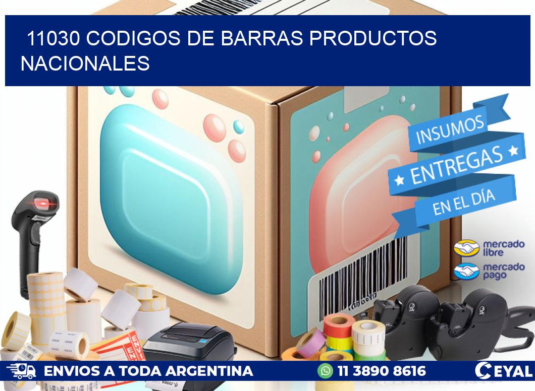 11030 Codigos de barras productos nacionales
