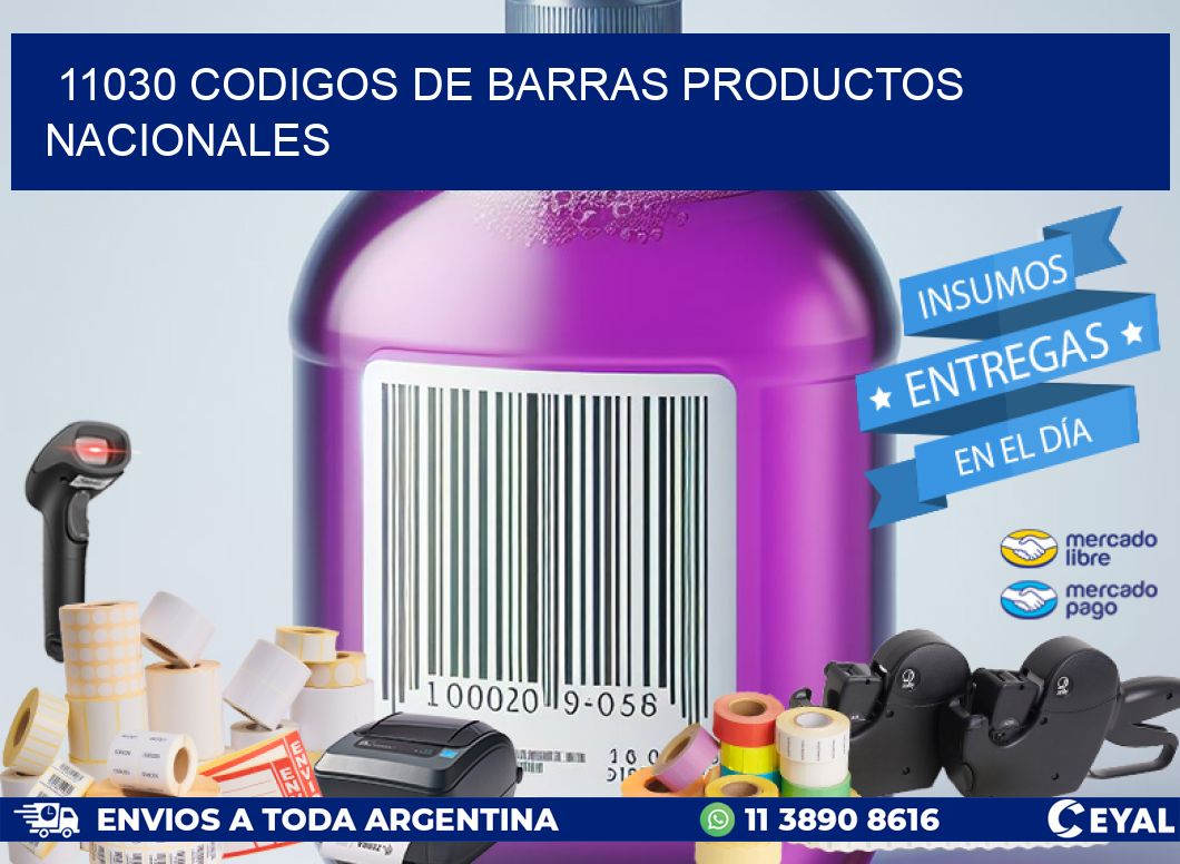 11030 Codigos de barras productos nacionales