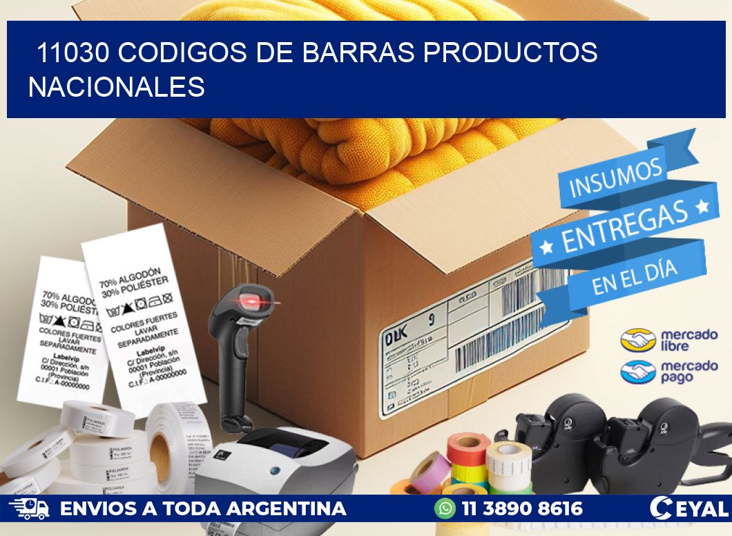 11030 Codigos de barras productos nacionales