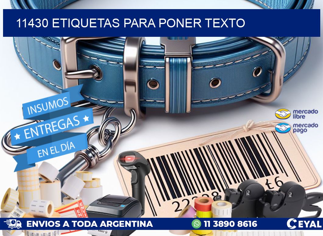11430 ETIQUETAS PARA PONER TEXTO
