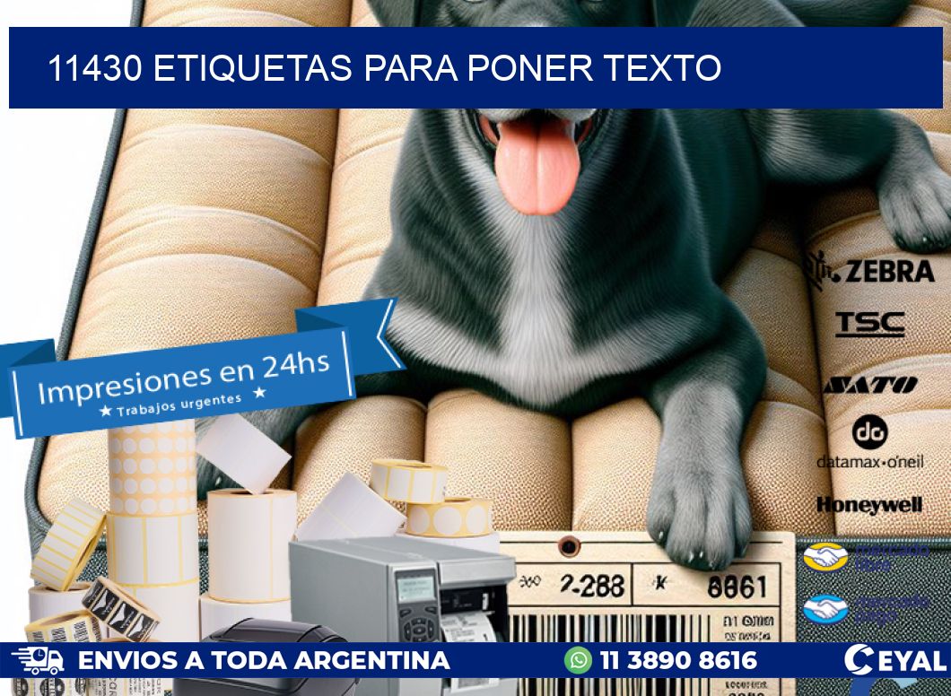 11430 ETIQUETAS PARA PONER TEXTO