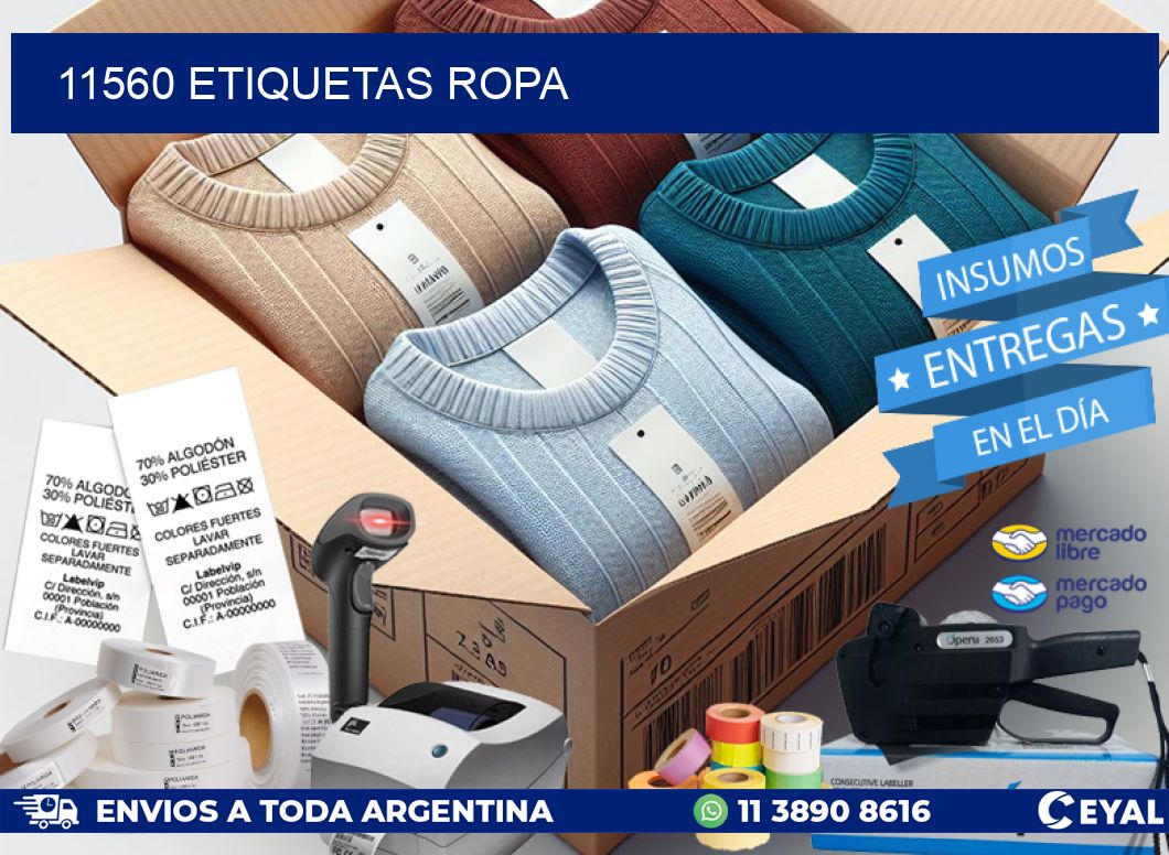 11560 ETIQUETAS ROPA
