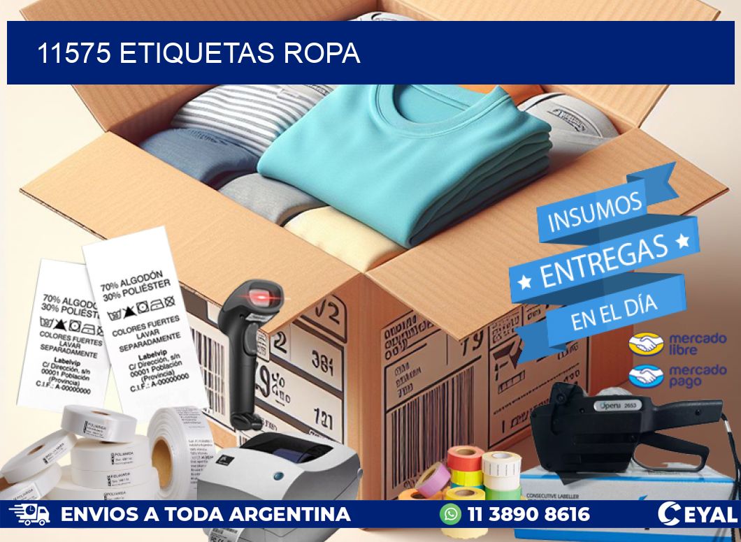11575 ETIQUETAS ROPA