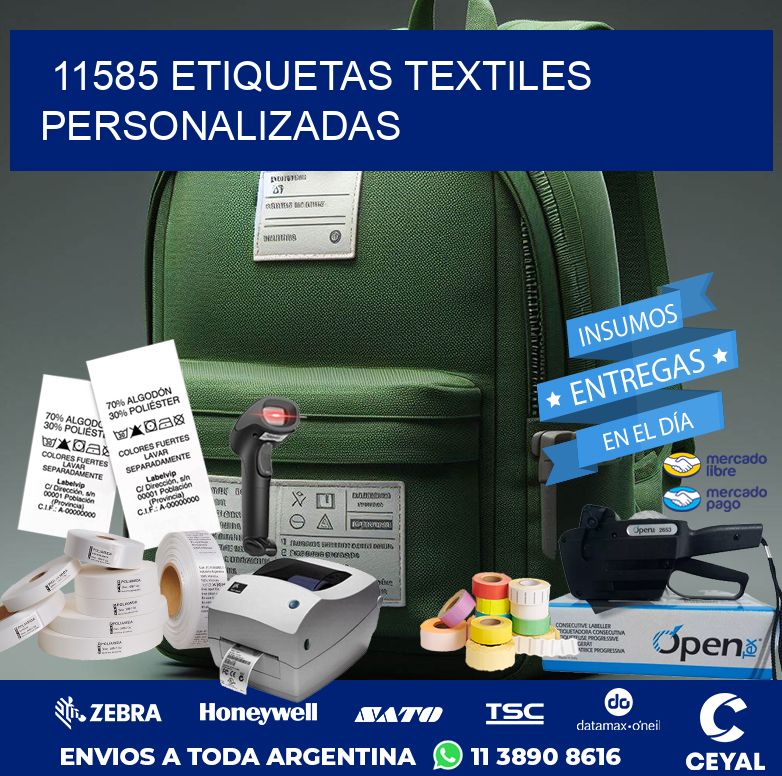 11585 ETIQUETAS TEXTILES PERSONALIZADAS