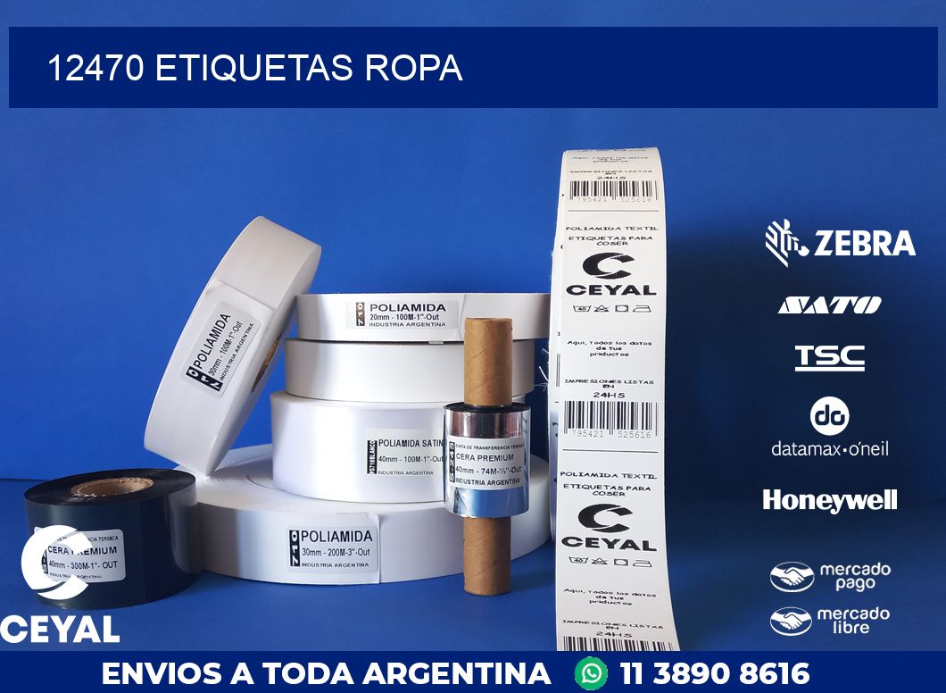 12470 ETIQUETAS ROPA