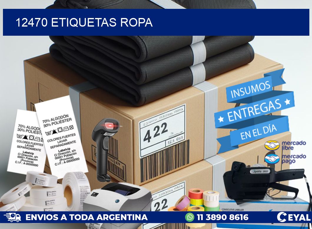 12470 ETIQUETAS ROPA