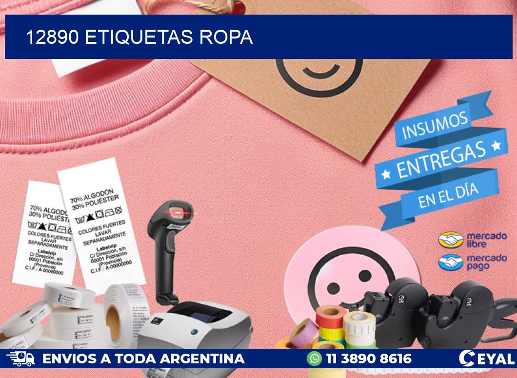 12890 ETIQUETAS ROPA