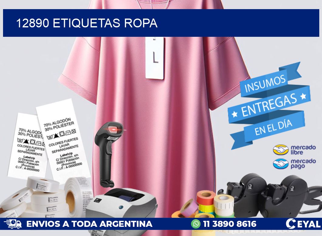 12890 ETIQUETAS ROPA