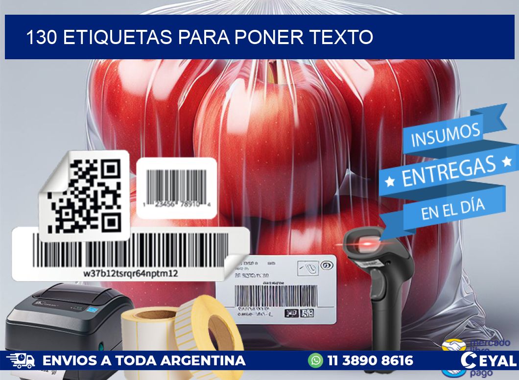 130 ETIQUETAS PARA PONER TEXTO
