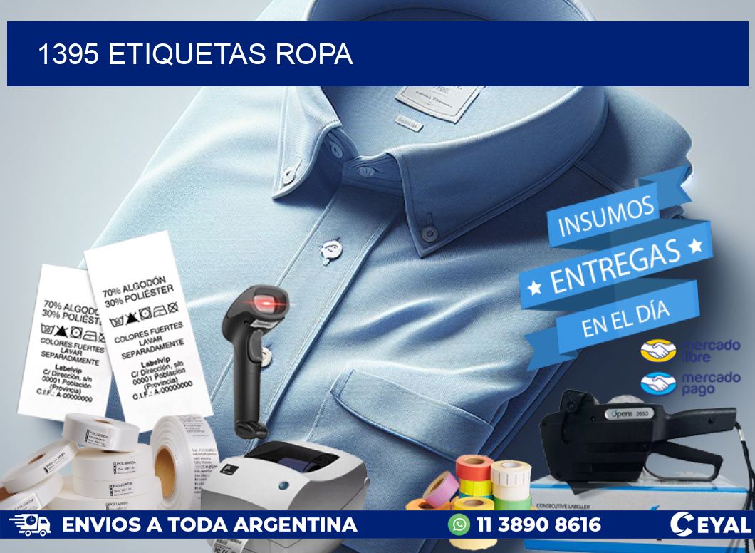 1395 ETIQUETAS ROPA