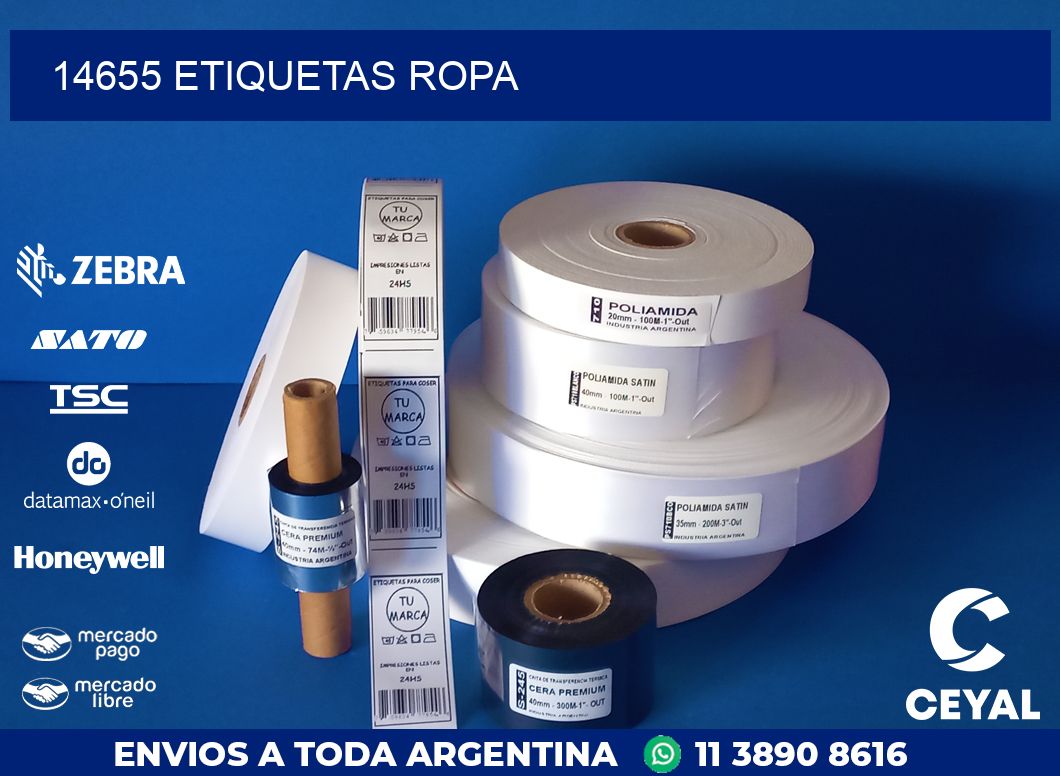14655 ETIQUETAS ROPA