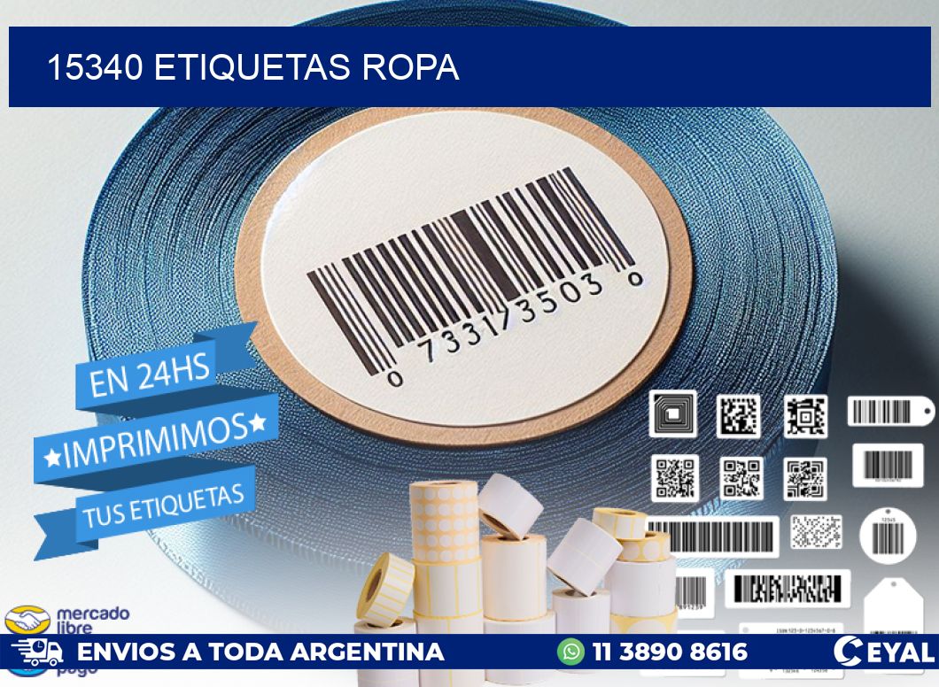 15340 ETIQUETAS ROPA