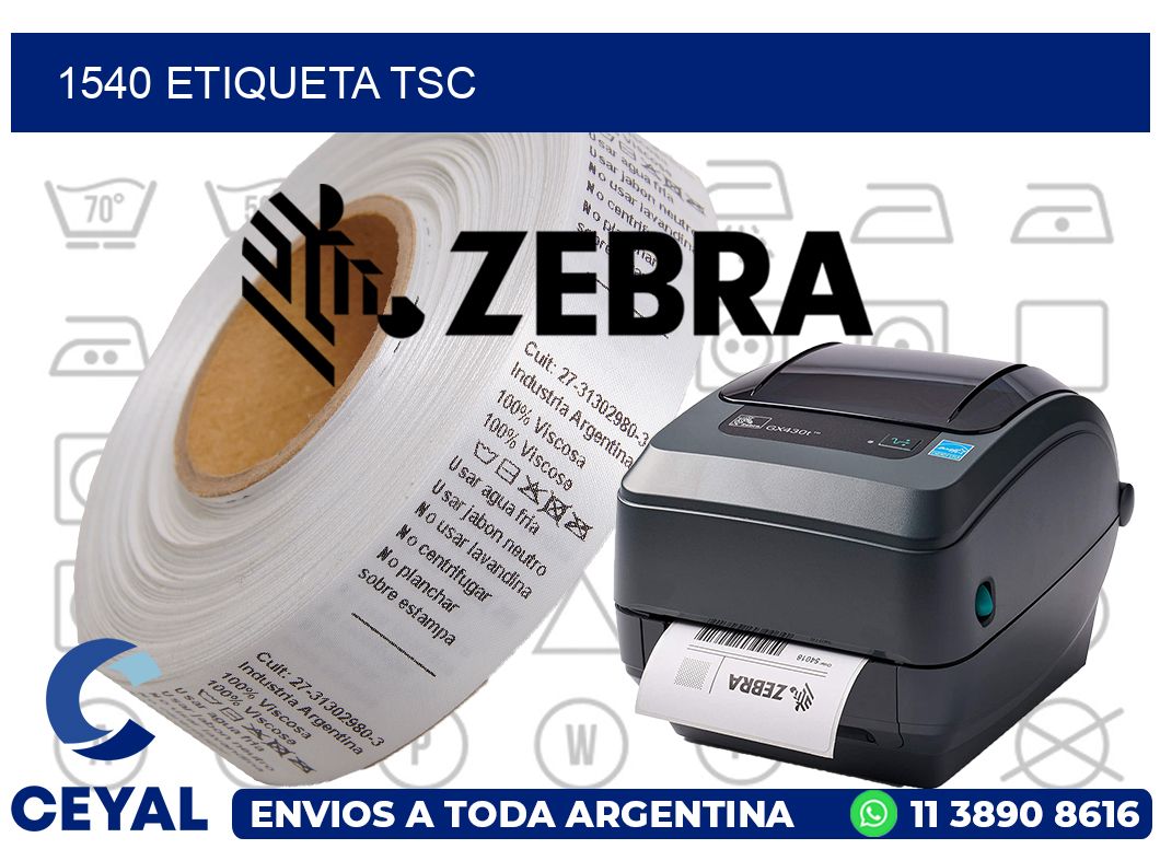 1540 etiqueta tsc