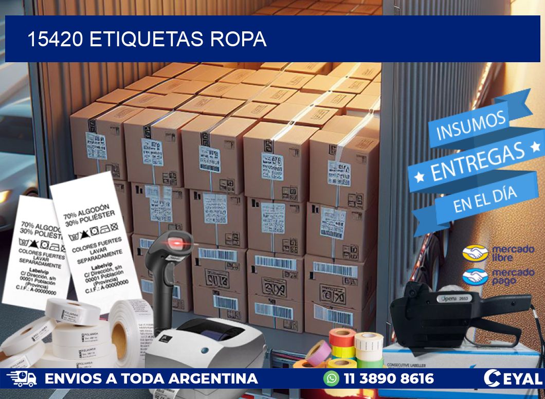 15420 ETIQUETAS ROPA