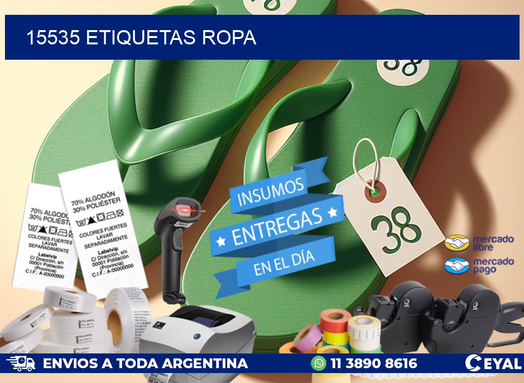 15535 ETIQUETAS ROPA