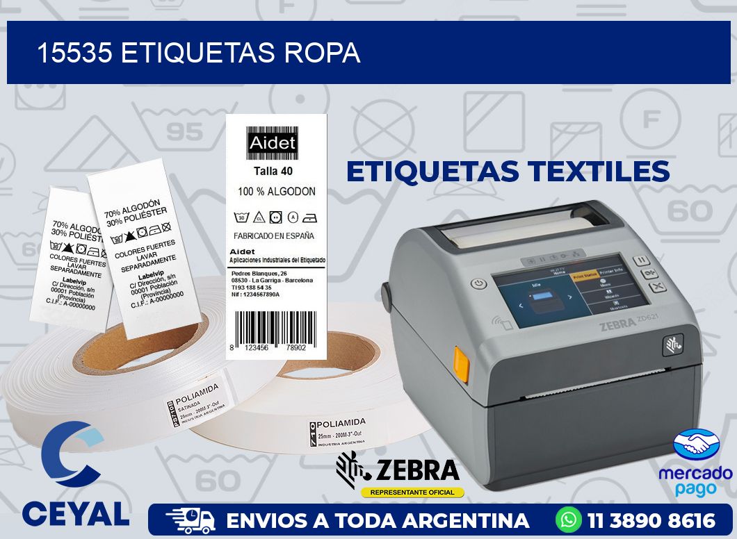 15535 ETIQUETAS ROPA