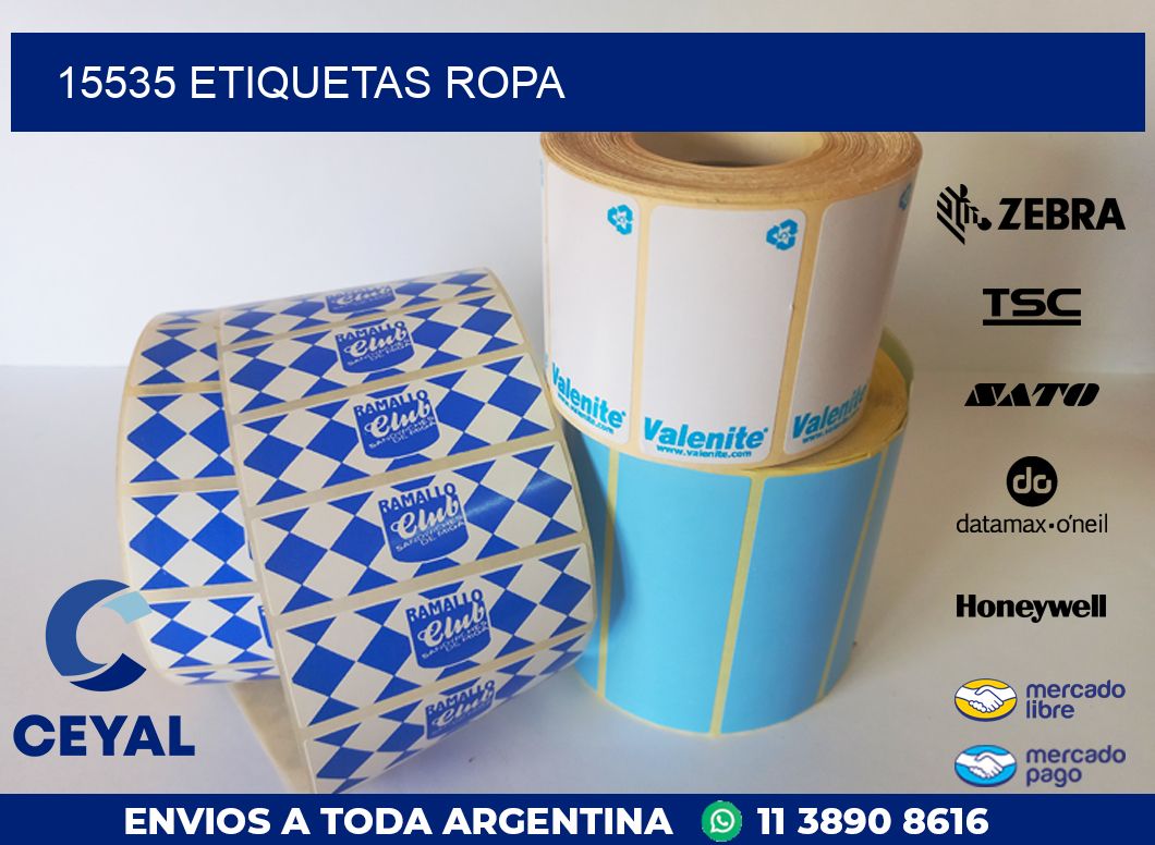 15535 ETIQUETAS ROPA