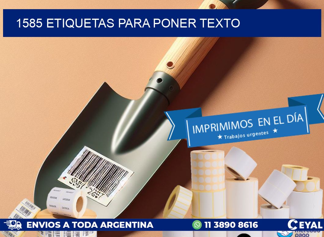 1585 ETIQUETAS PARA PONER TEXTO