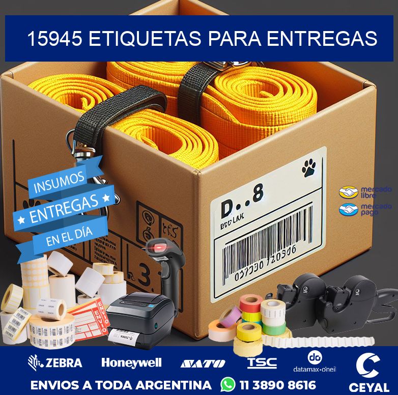 15945 ETIQUETAS PARA ENTREGAS