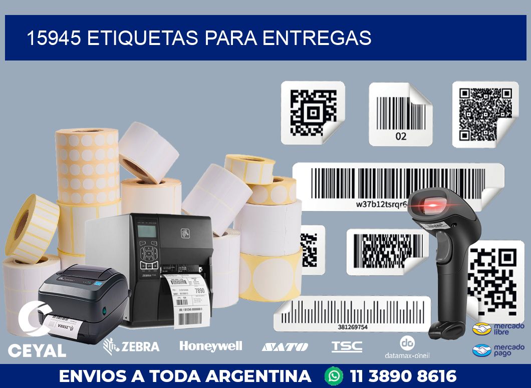 15945 ETIQUETAS PARA ENTREGAS