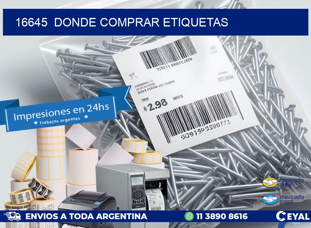 16645  donde comprar etiquetas