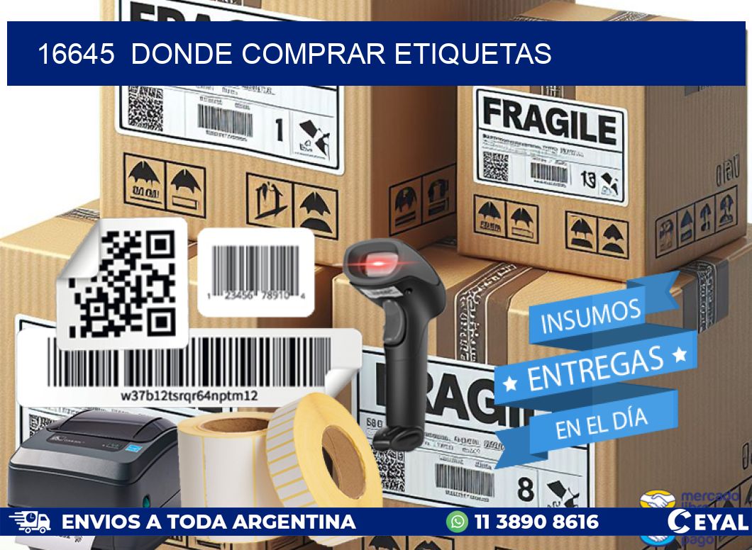 16645  donde comprar etiquetas