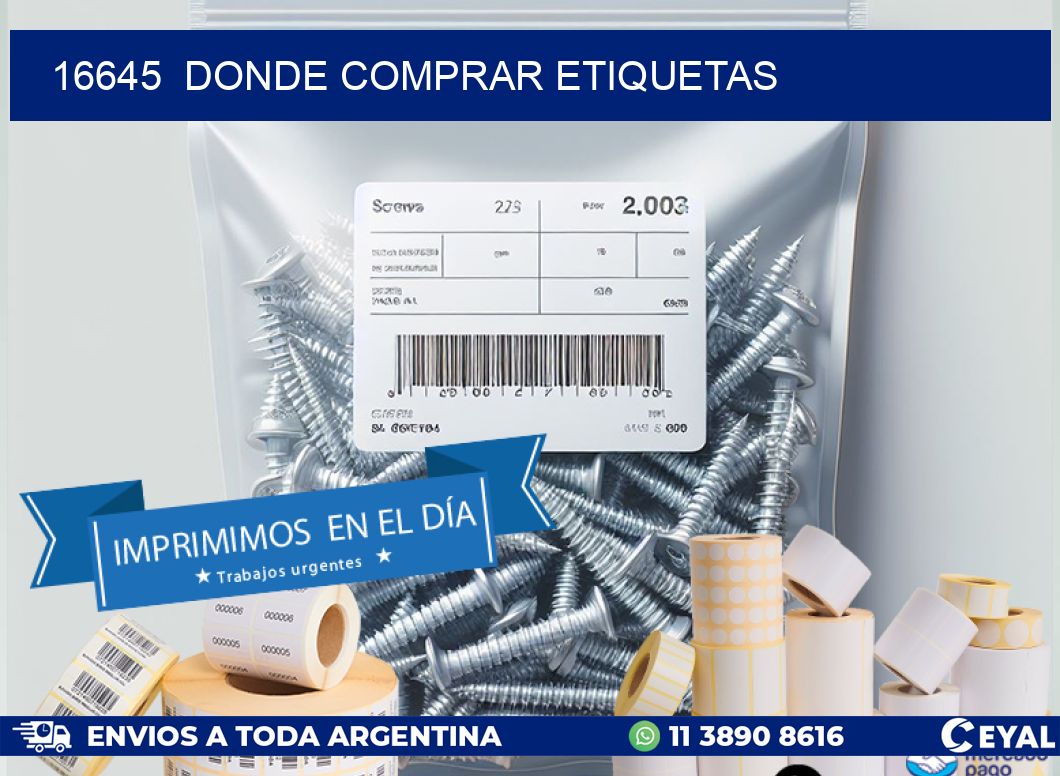 16645  donde comprar etiquetas