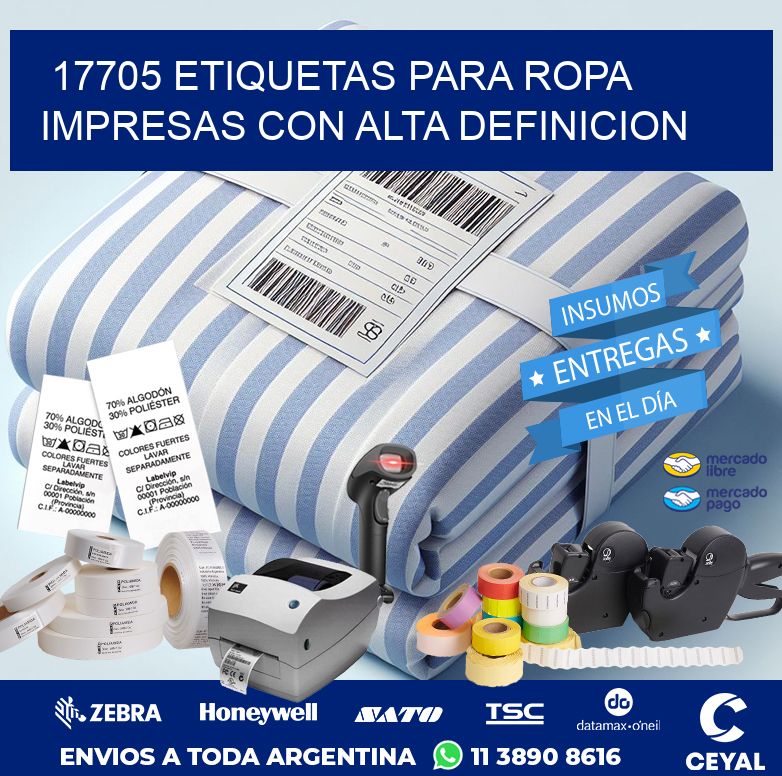 17705 ETIQUETAS PARA ROPA IMPRESAS CON ALTA DEFINICION