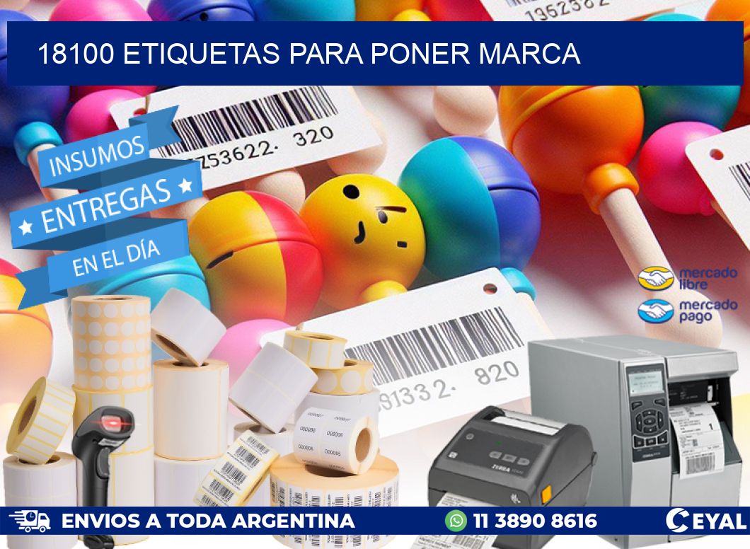 18100 etiquetas para poner marca