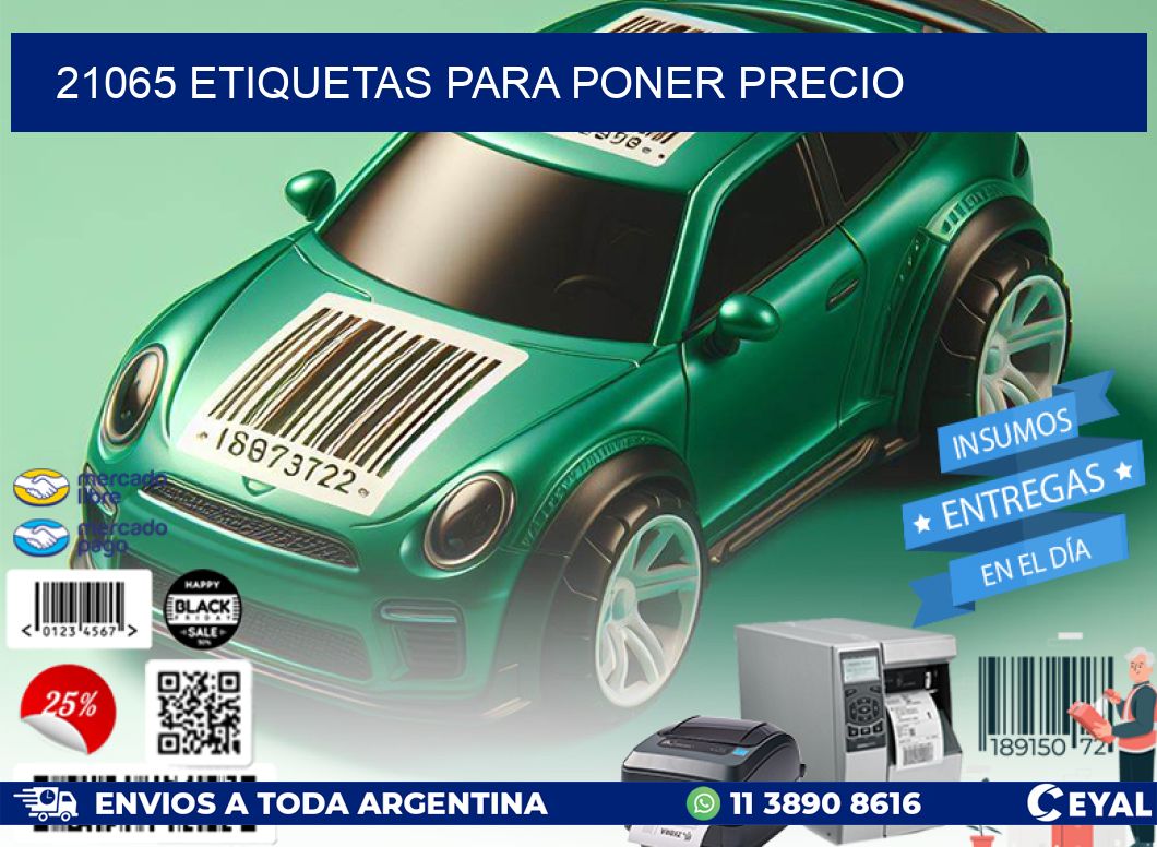 21065 ETIQUETAS PARA PONER PRECIO