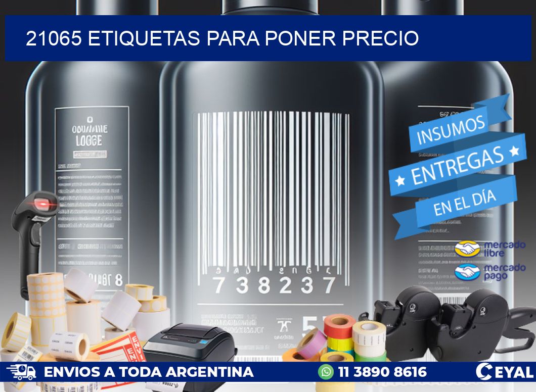 21065 ETIQUETAS PARA PONER PRECIO