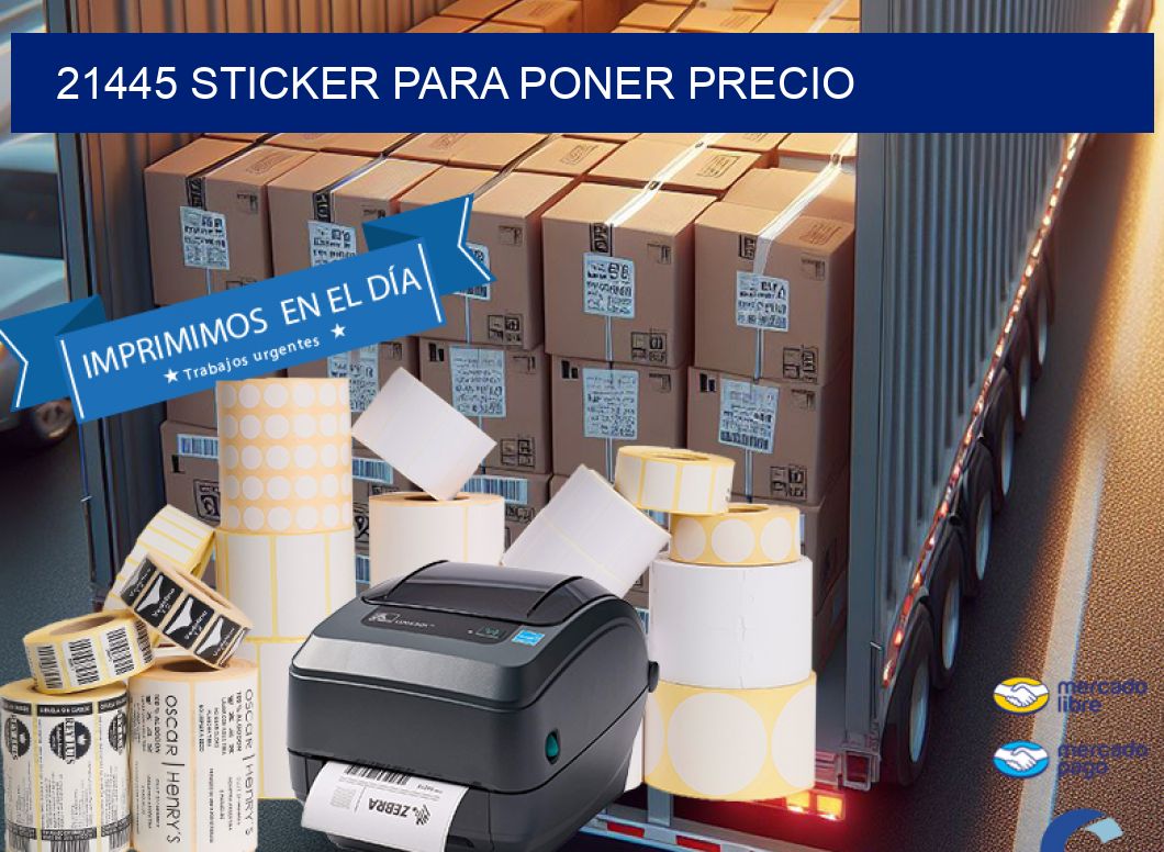 21445 STICKER PARA PONER PRECIO