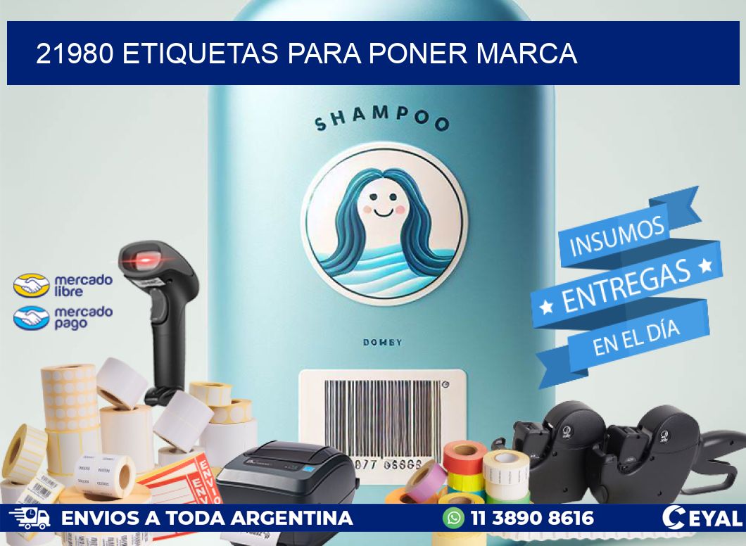21980 ETIQUETAS PARA PONER MARCA