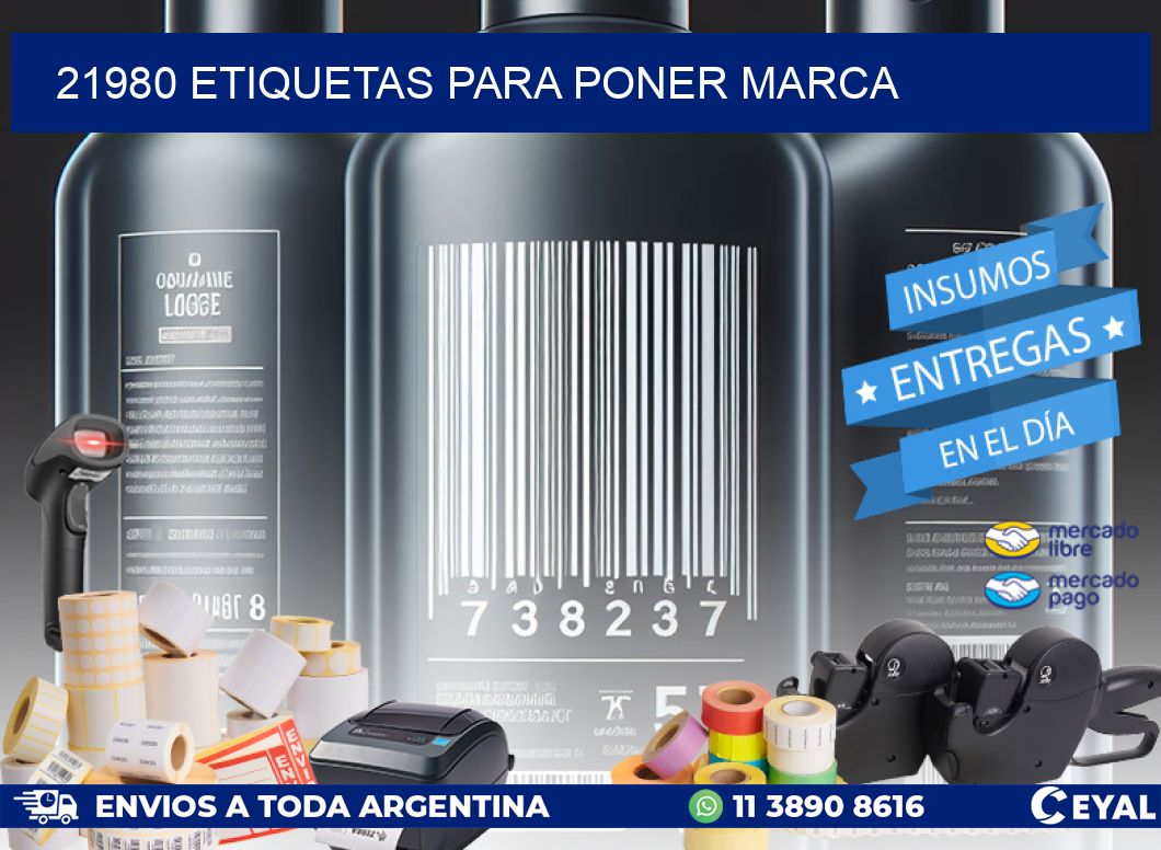 21980 ETIQUETAS PARA PONER MARCA