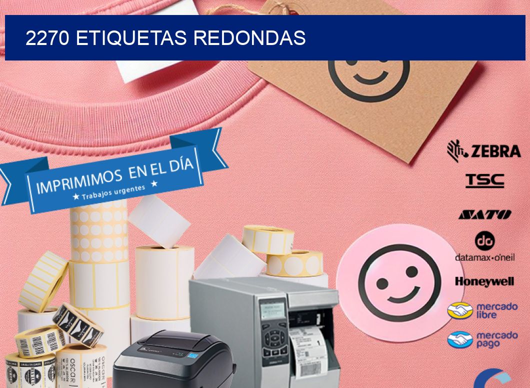 2270 ETIQUETAS REDONDAS