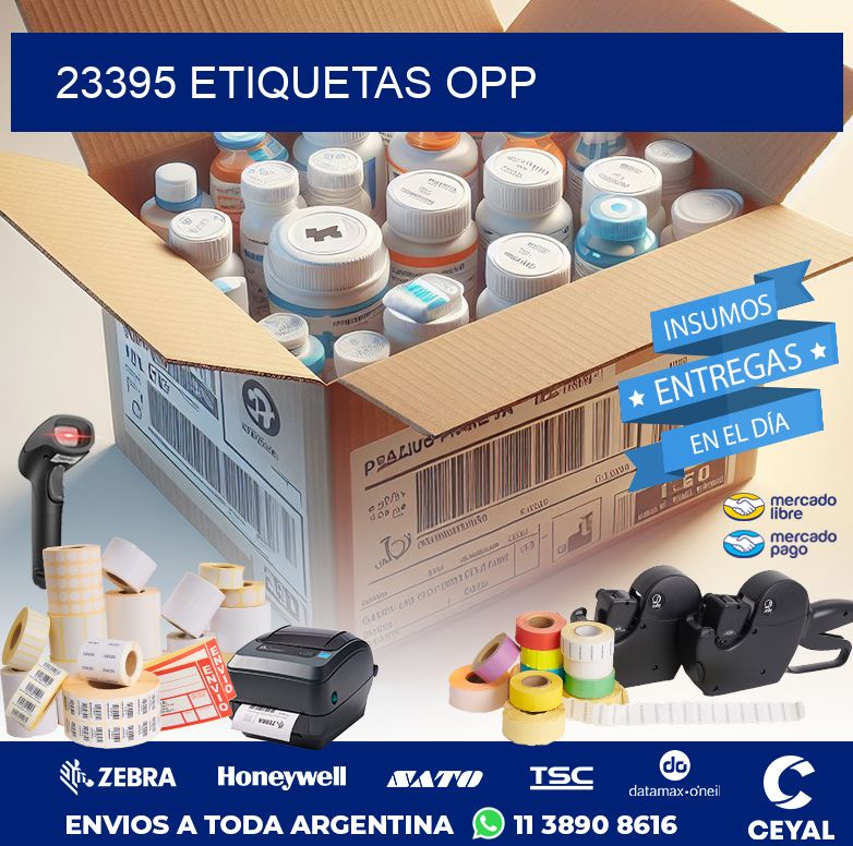 23395 ETIQUETAS OPP