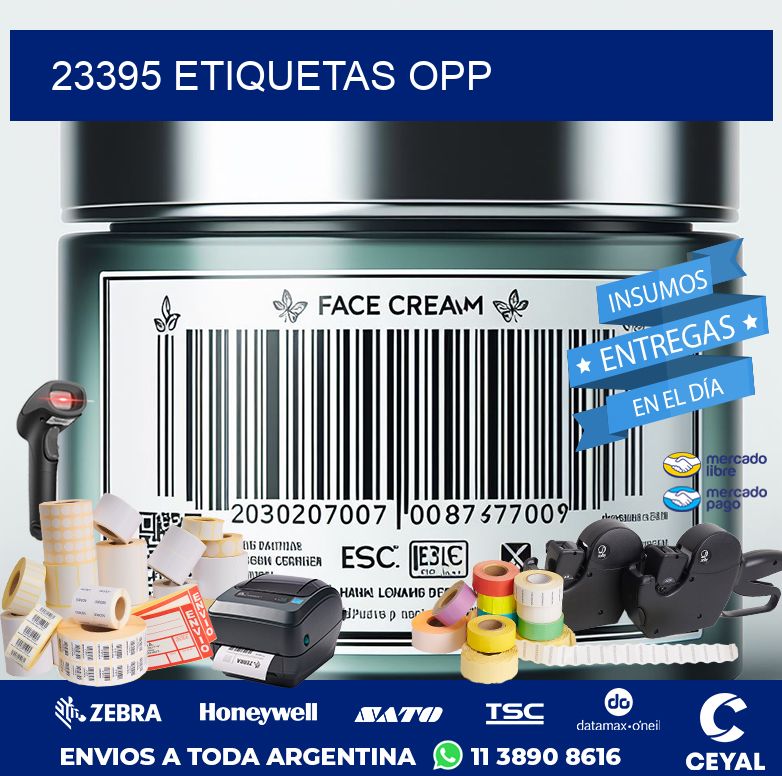 23395 ETIQUETAS OPP