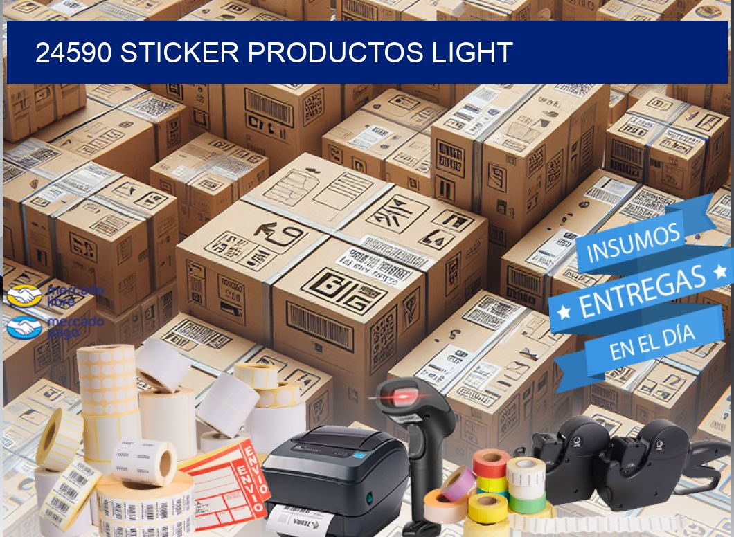 24590 STICKER PRODUCTOS LIGHT