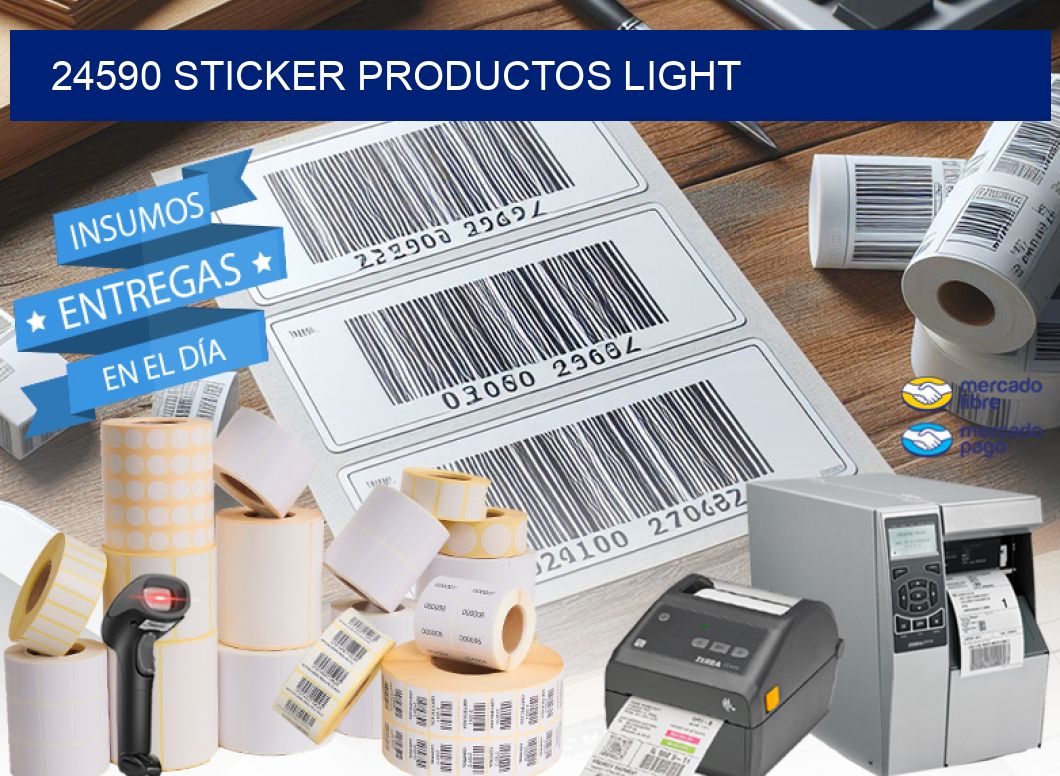 24590 STICKER PRODUCTOS LIGHT
