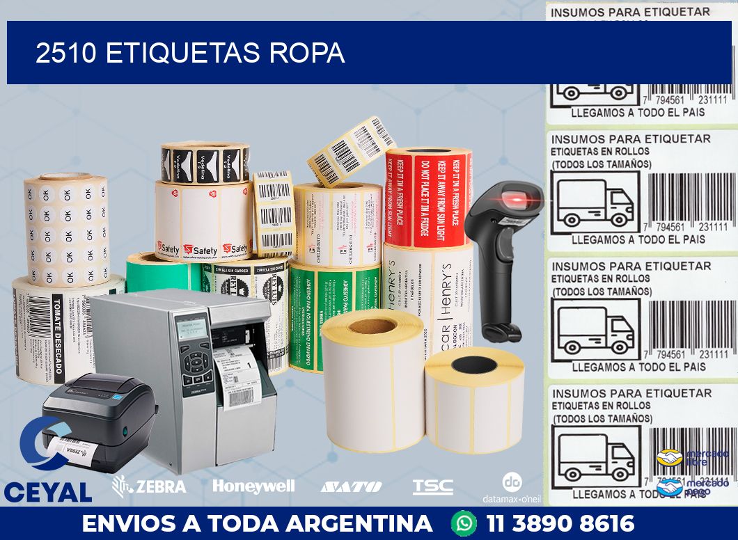 2510 ETIQUETAS ROPA