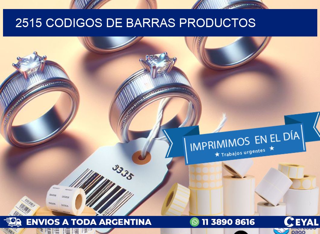 2515 codigos de barras productos