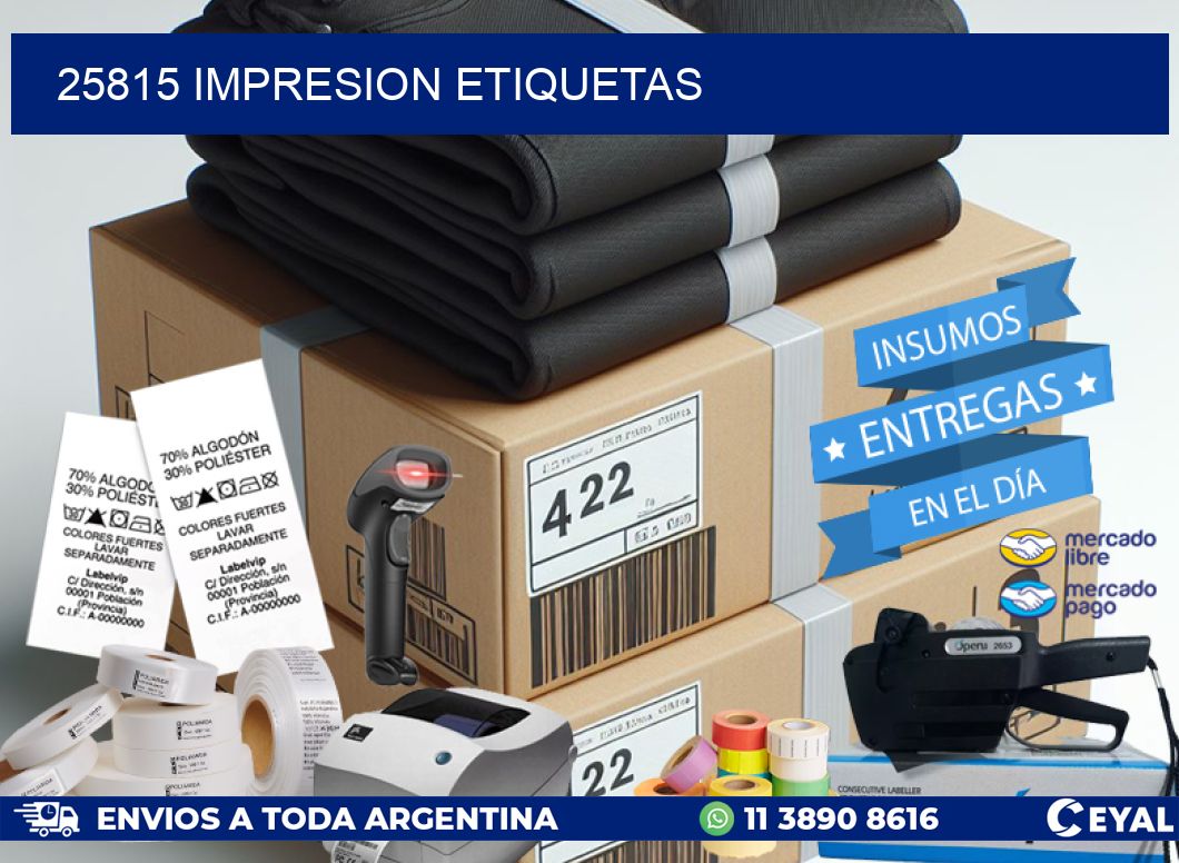 25815 IMPRESION ETIQUETAS