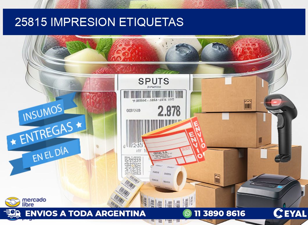 25815 IMPRESION ETIQUETAS