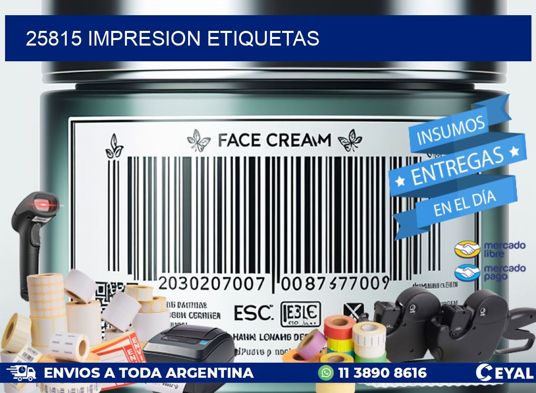25815 IMPRESION ETIQUETAS