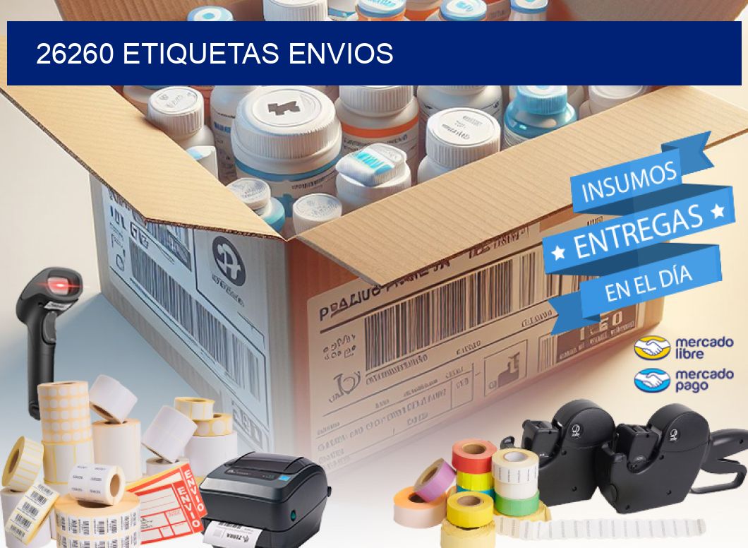 26260 etiquetas envios